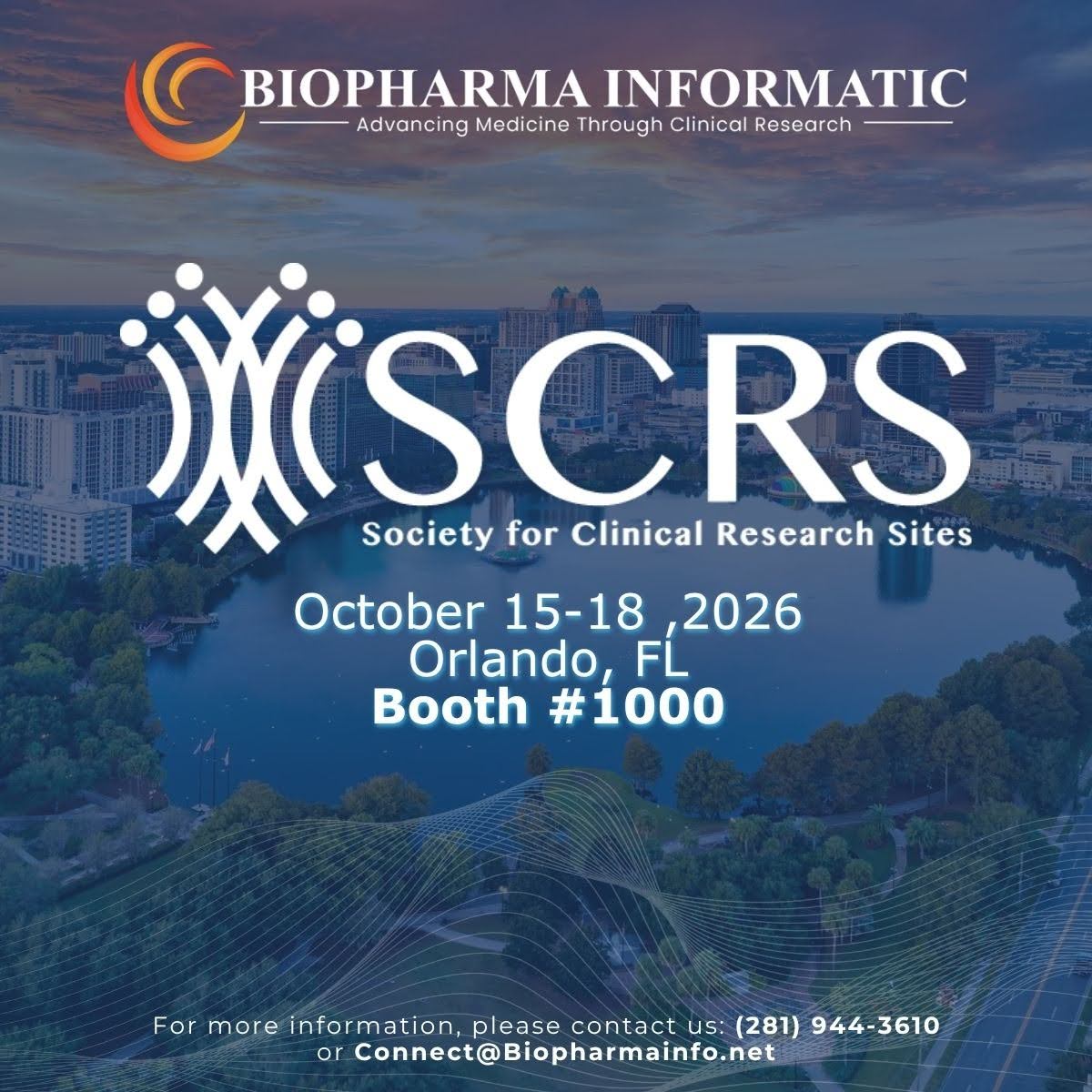 Biopharma Informatic at SCRS 2026
